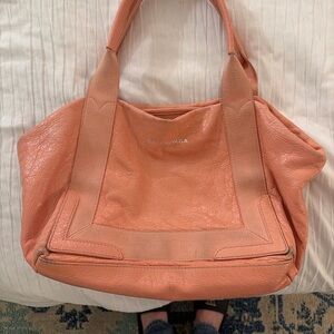 Balenciaga Coral Leather Tote
